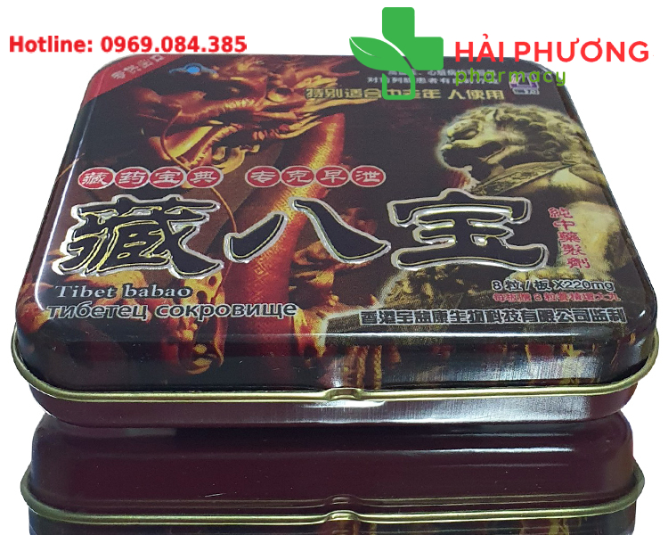 Cường dương rồng đỏ TiBet Babao hộp 16 viên