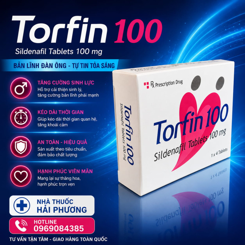 Mua thuốc Torfin 100 chính hãng tại Nhà thuốc Hải Phương