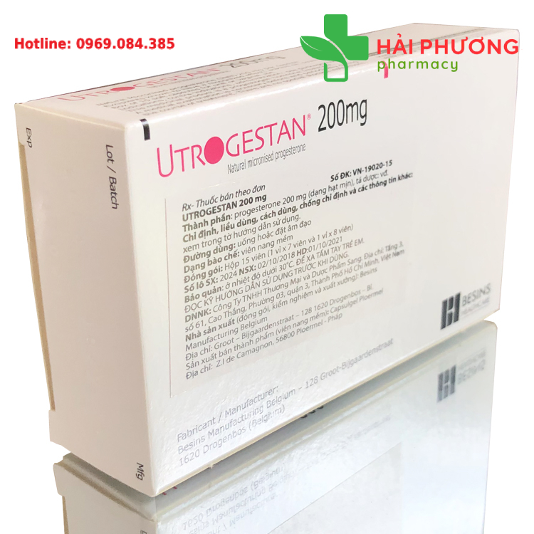 thuốc utrogestan điều trị rối loạn kinh nguyệt, suy hoàng thể, hỗ trợ sinh sản và dọa sảy thai/sinh non
