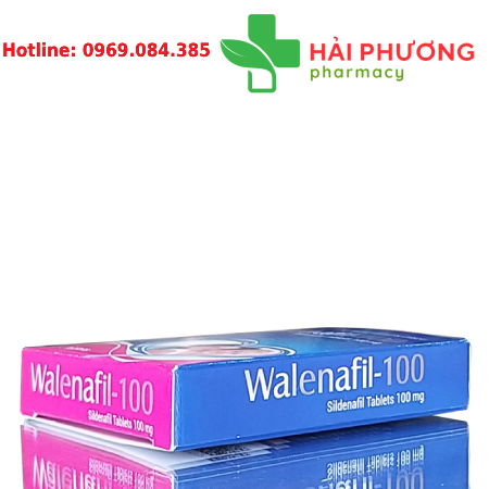Walenafil 100mg Điều Trị Rối Loạn Cương Dương, Sildenafil 100mg Hộp 4 Viên